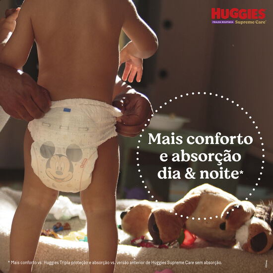 Fralda Huggies Supreme Care Roupinha XG - 64 unidades